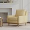 Yellow Abstract Damask Woven Pattern Upholstery Fabric by The Yard - SKU: Holcomb Gold